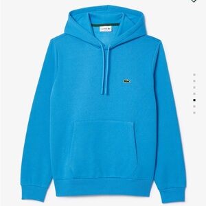 Lacoste Men's Vibrant Blue Hoodie | S